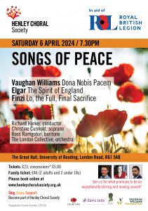 HCS Songs of Peace poster